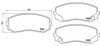 AKE AN700K Brake Pad Set, disc brake